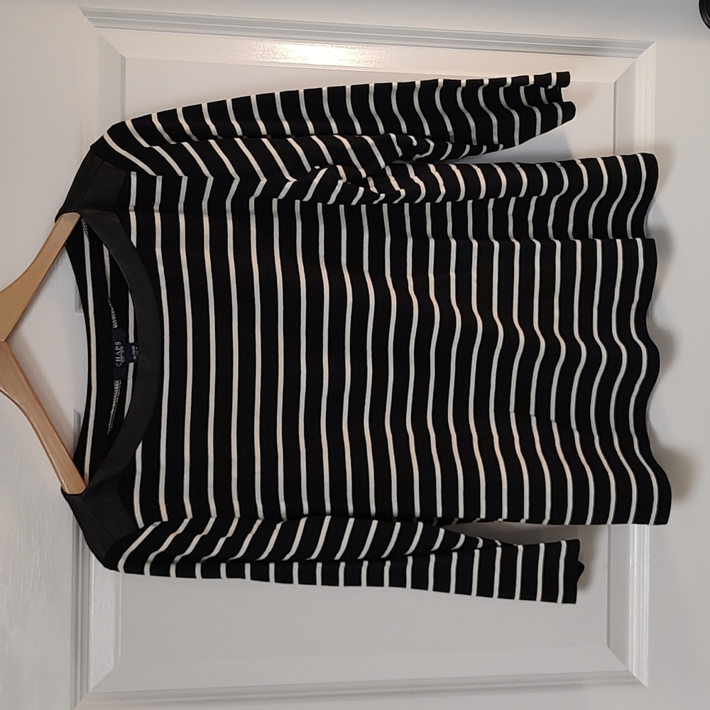 Chaps ladies top navy blue